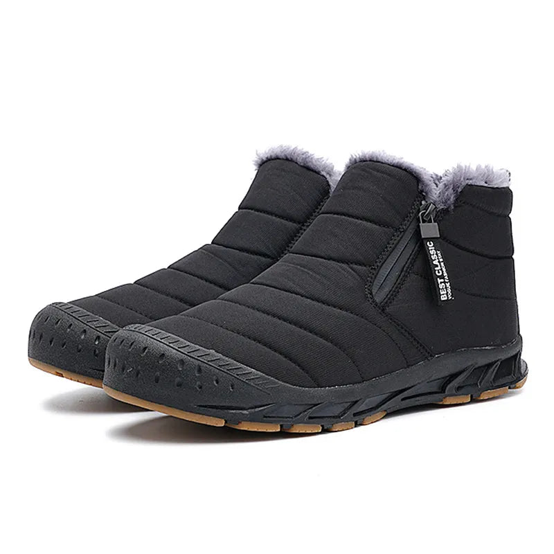 Men's waterproof insulated snow boots, view 6