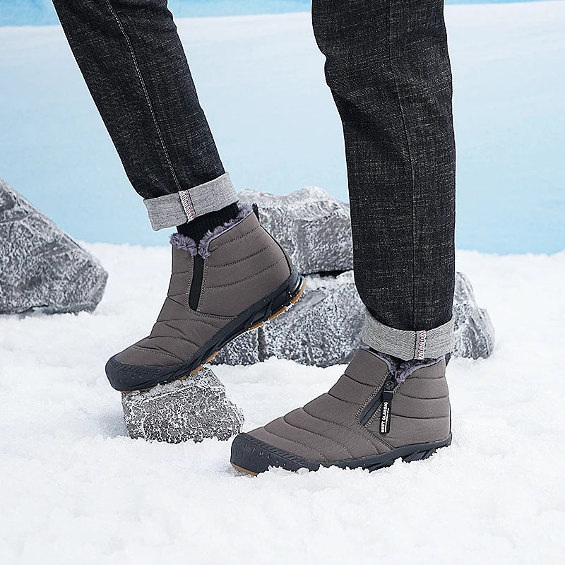 Men's waterproof insulated snow boots, view 21