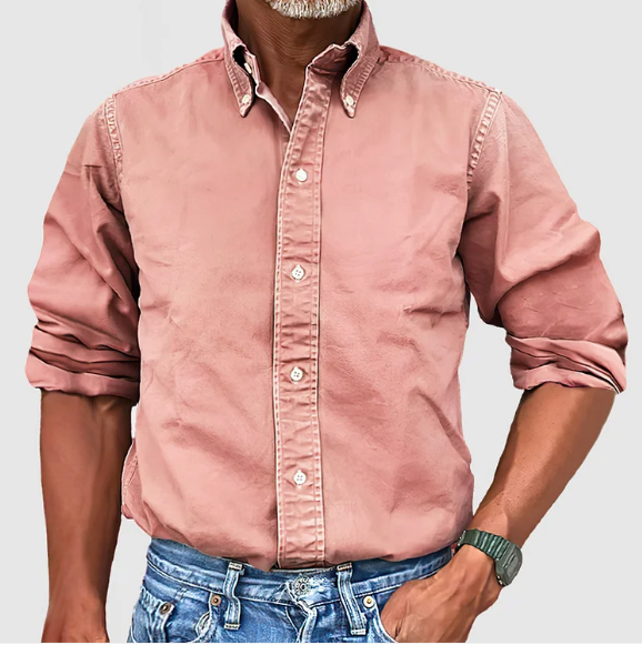 Men's smart casual long sleeve shirt, view 5