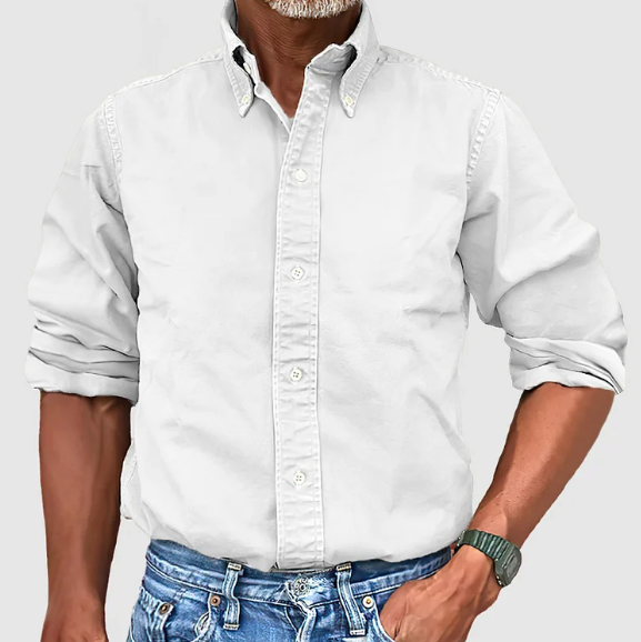 Men's smart casual long sleeve shirt, view 8