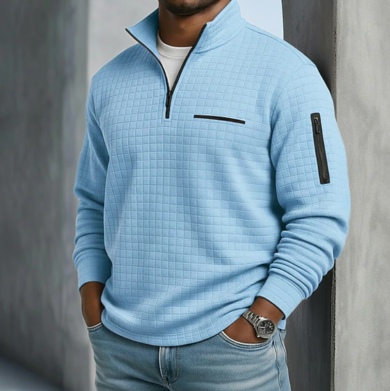 Sidney | Waffle Knit Long Sleeve Jumper