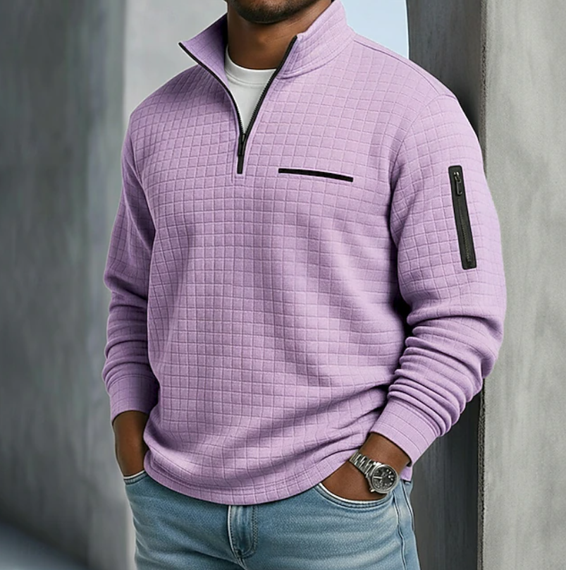 Sidney | Waffle Knit Long Sleeve Jumper