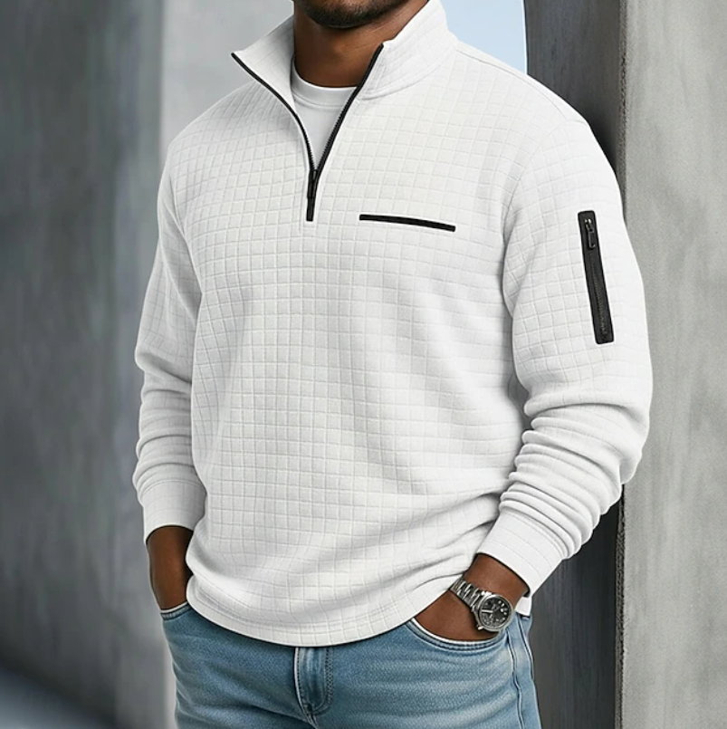 Sidney | Waffle Knit Long Sleeve Jumper