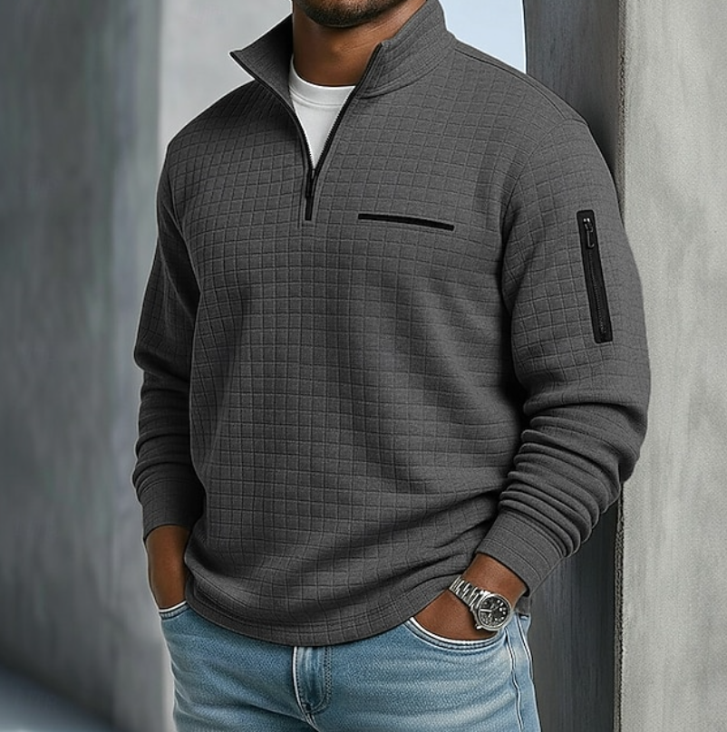 Sidney | Waffle Knit Long Sleeve Jumper