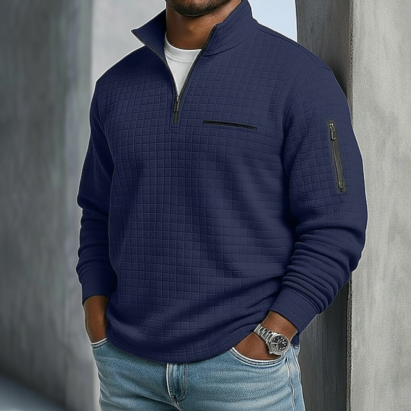 Sidney | Waffle Knit Long Sleeve Jumper