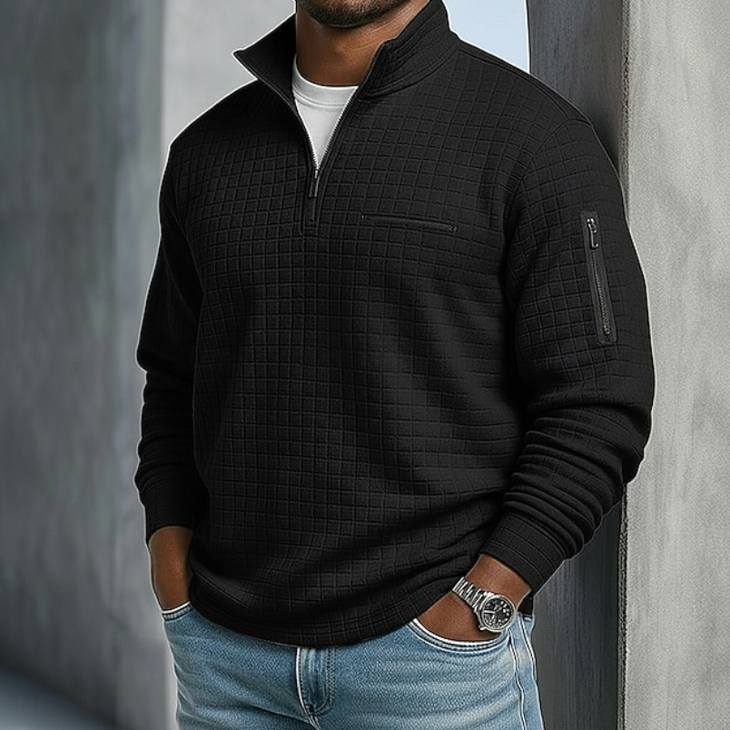 Sidney | Waffle Knit Long Sleeve Jumper