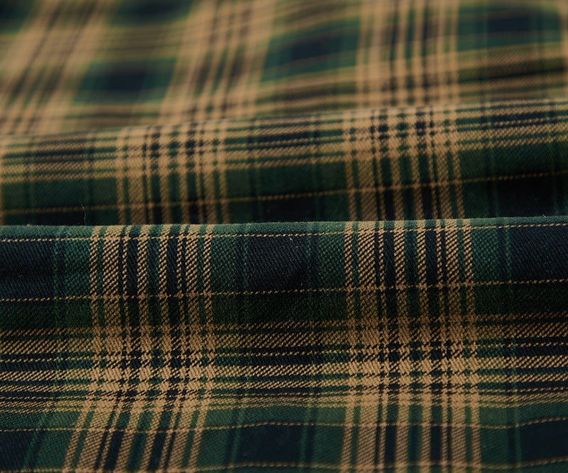 Men's sherpa lined check overshirt, view 12