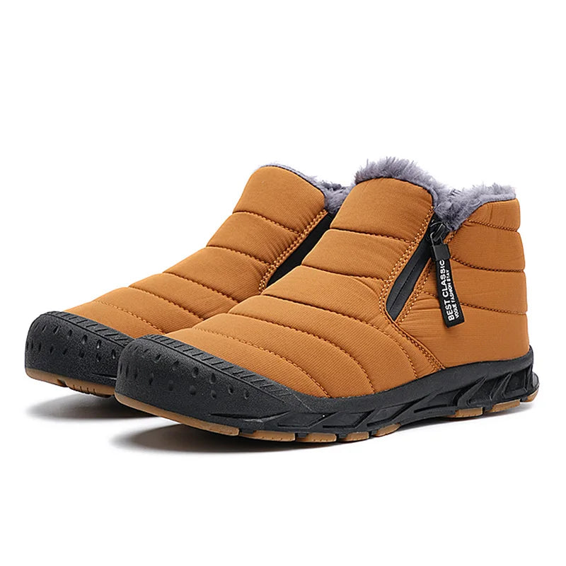 Men's waterproof insulated snow boots, view 5