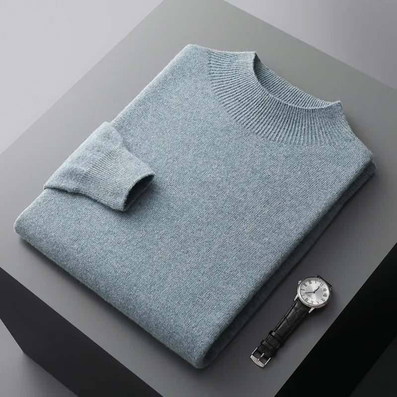Men's soft touch merino wool jumper