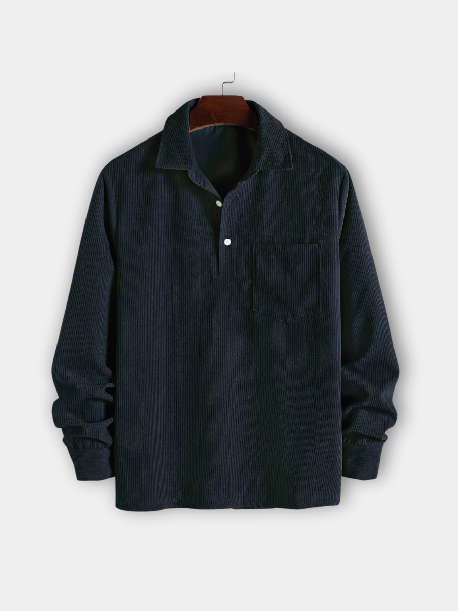 Alban | Relaxed Long Sleeve Button Up Shirt