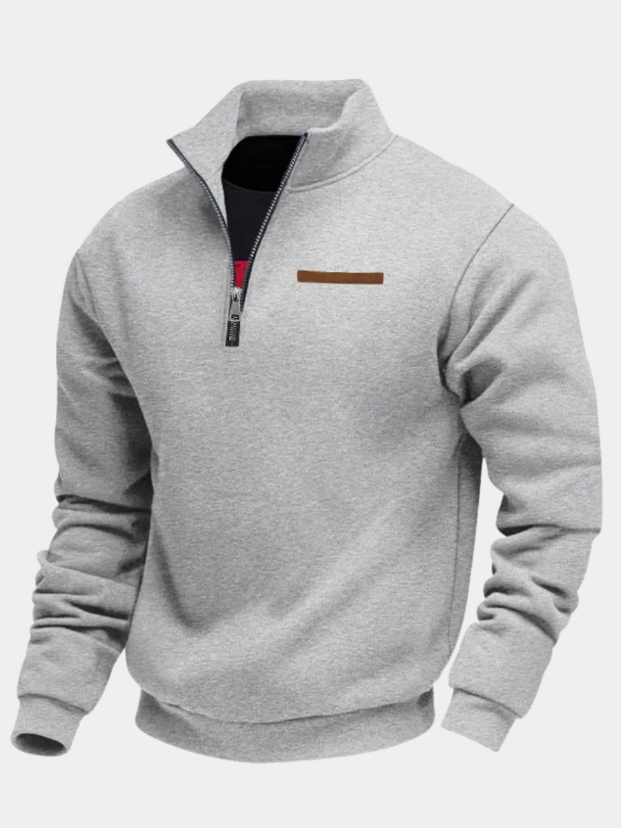 Men's brushed fleece crew sweatshirt, view 9