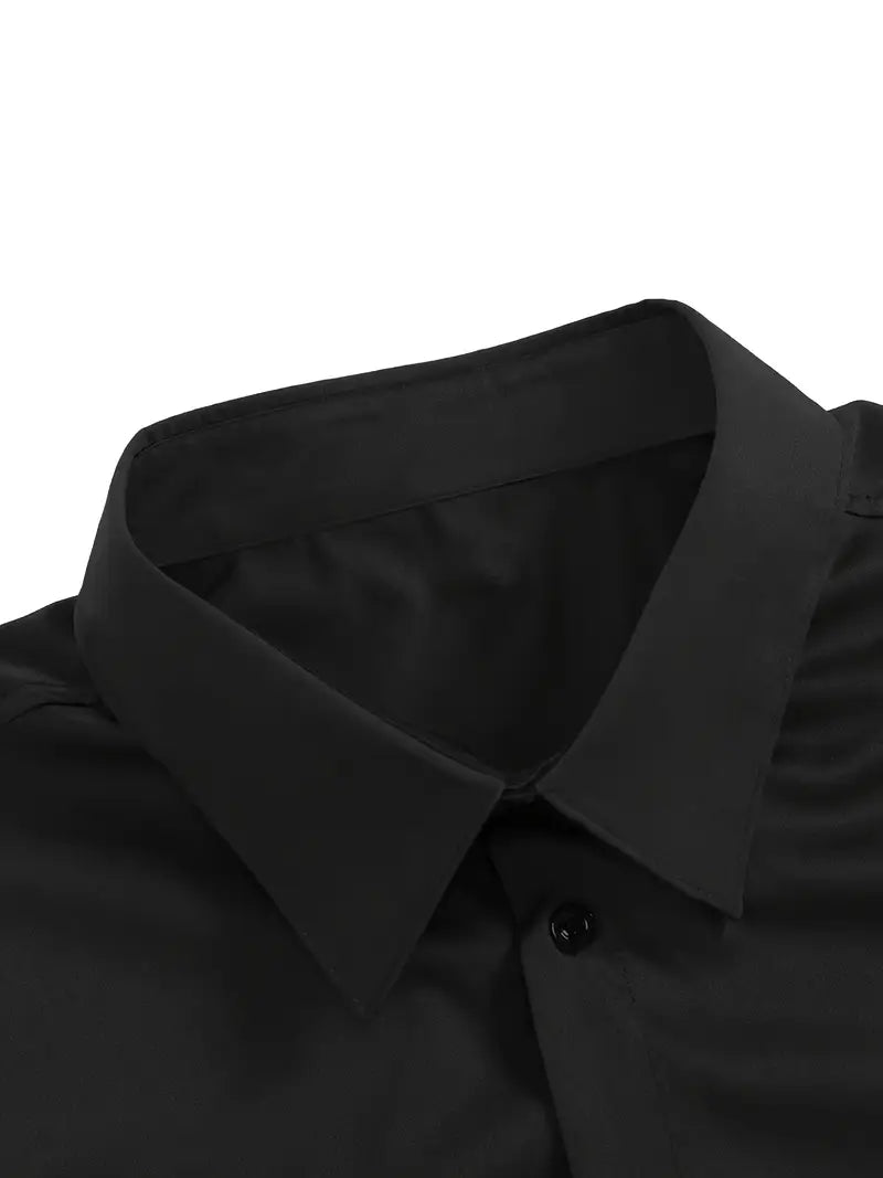 Men's breathable tailored long sleeve shirt, view 20