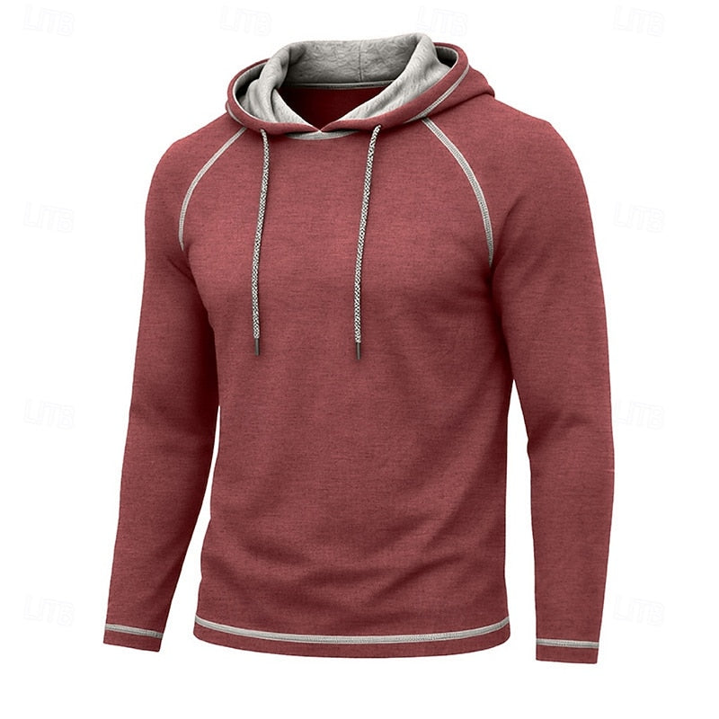Men's classic drawstring hoodie, view 8