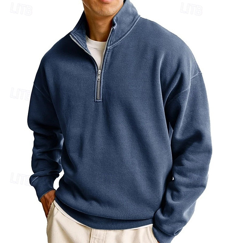 Men's quarter zip sweatshirt