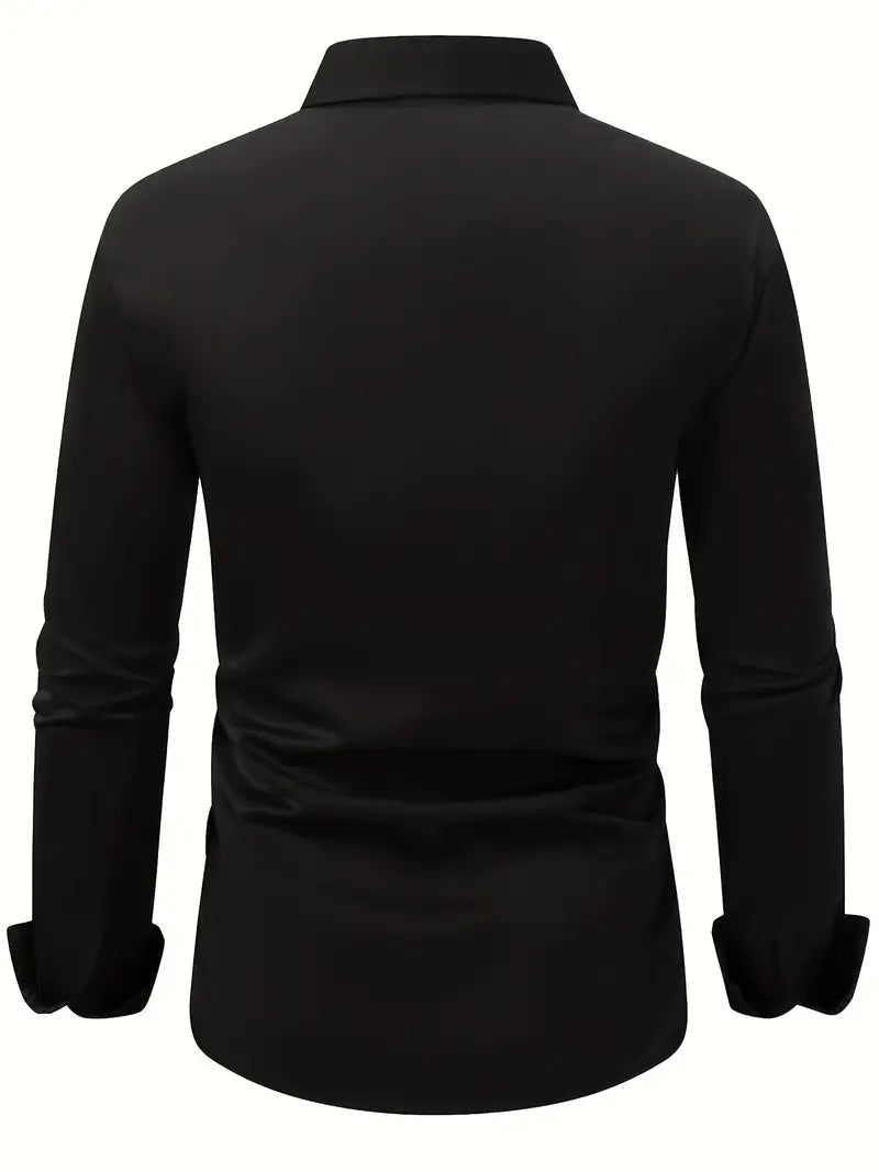 Men's breathable tailored long sleeve shirt, view 19