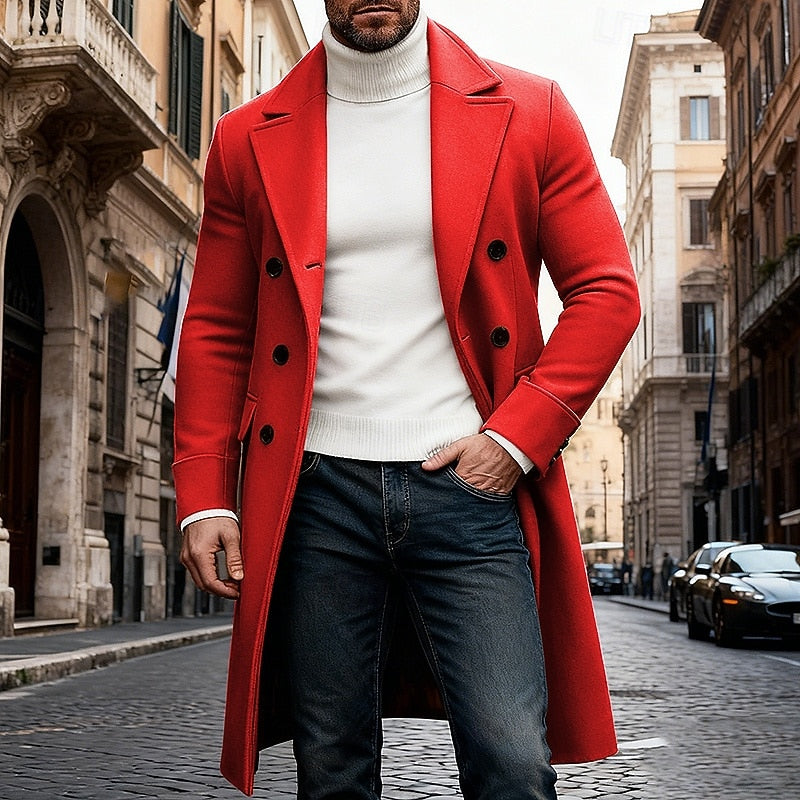 Brody | Refined Long Line Overcoat