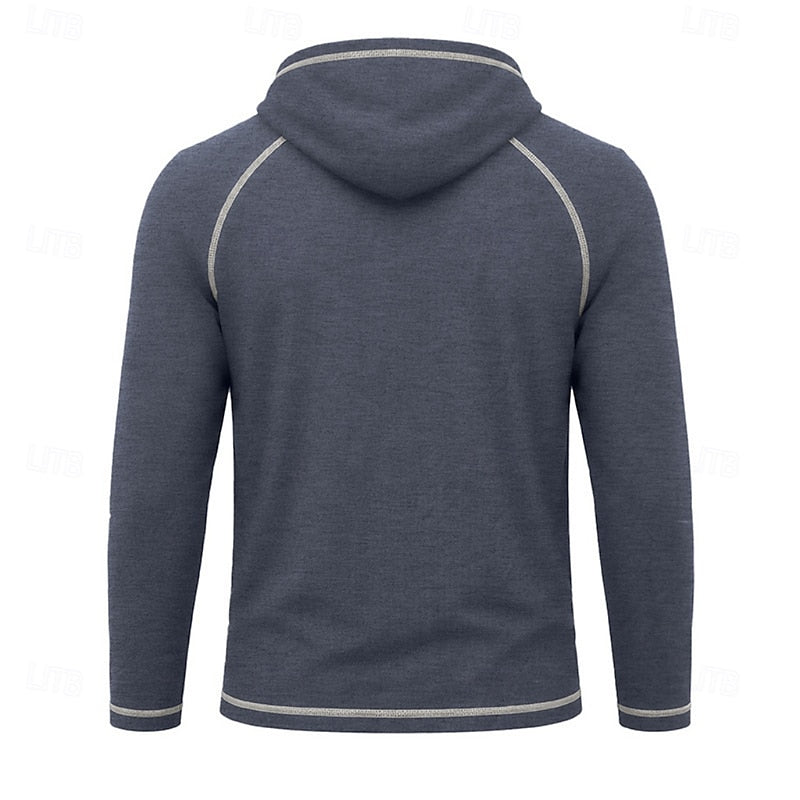 Men's classic drawstring hoodie, view 12