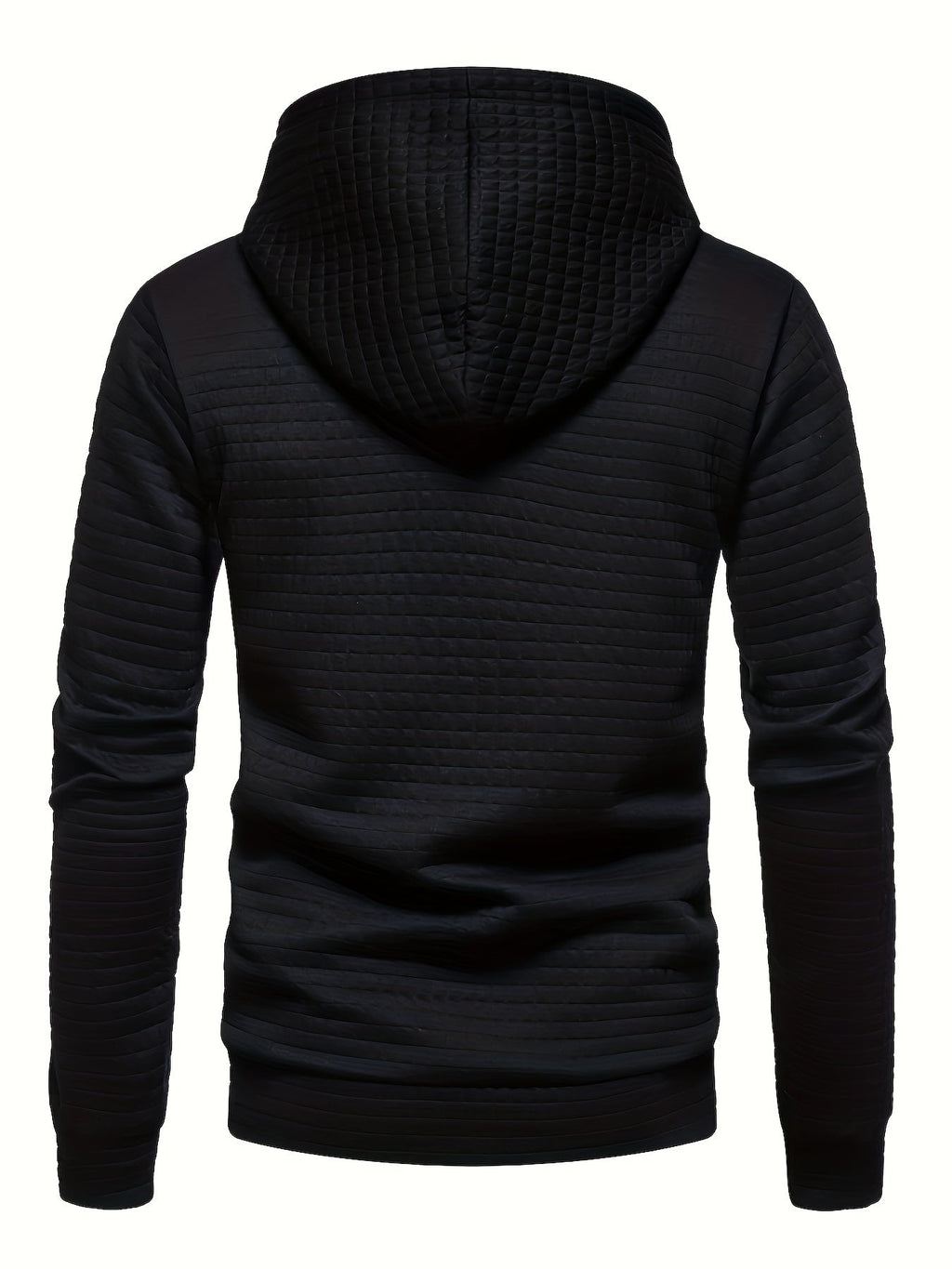 Men's everyday textured hoodie, detail
