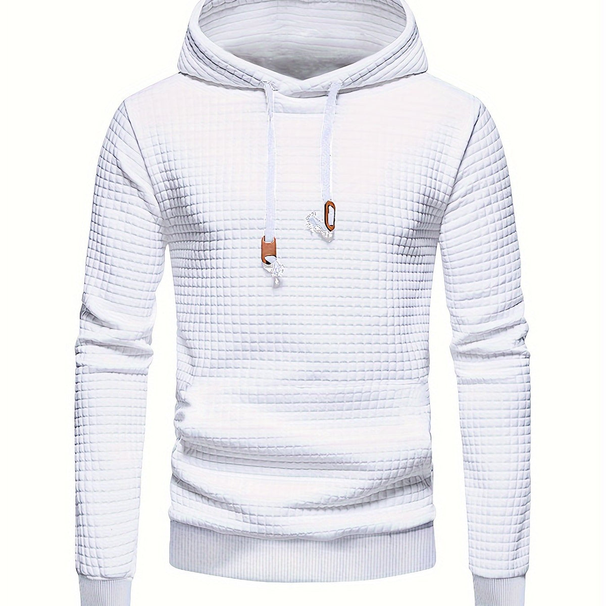 Trevor | Waffle Textured Hooded Pullover