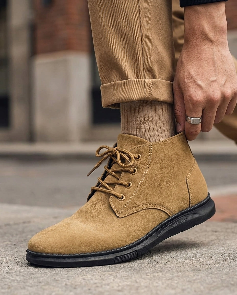 Hale | Lightweight Suede Chukka Boots