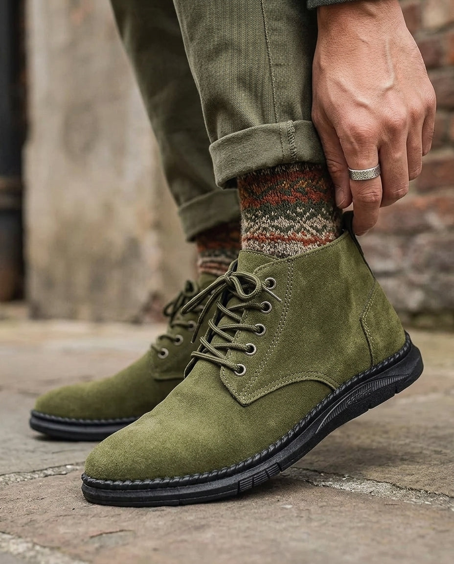 Hale | Lightweight Suede Chukka Boots