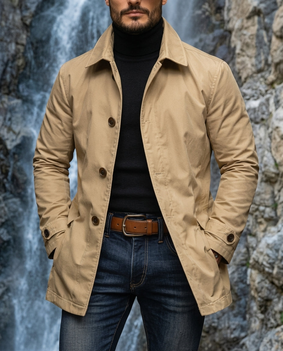 Men's insulated water repellent jacket