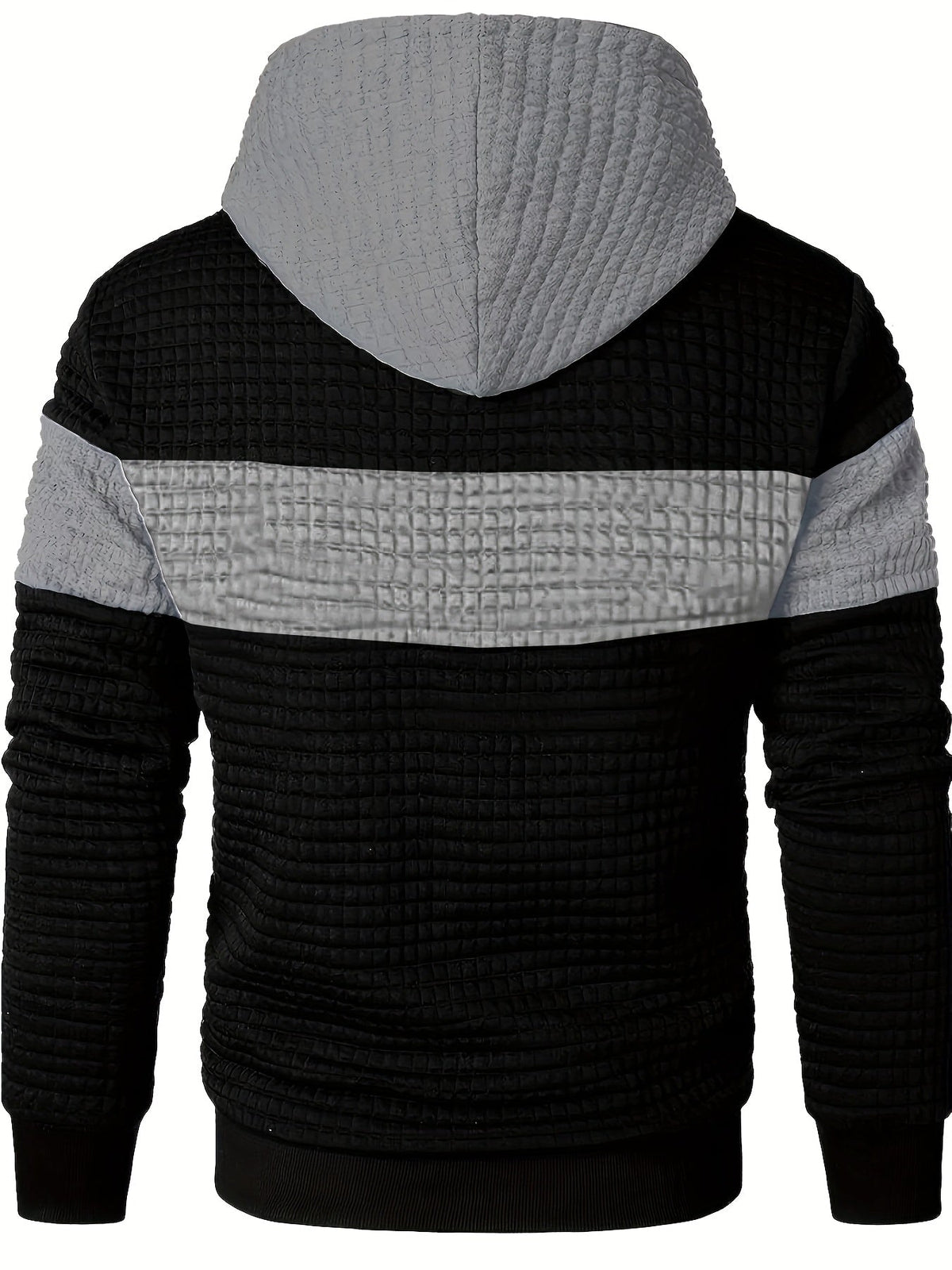 Whitfield | Colour Block Textured Hoodie