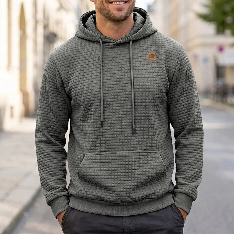 Heath | Soft Textured Hooded Pullover