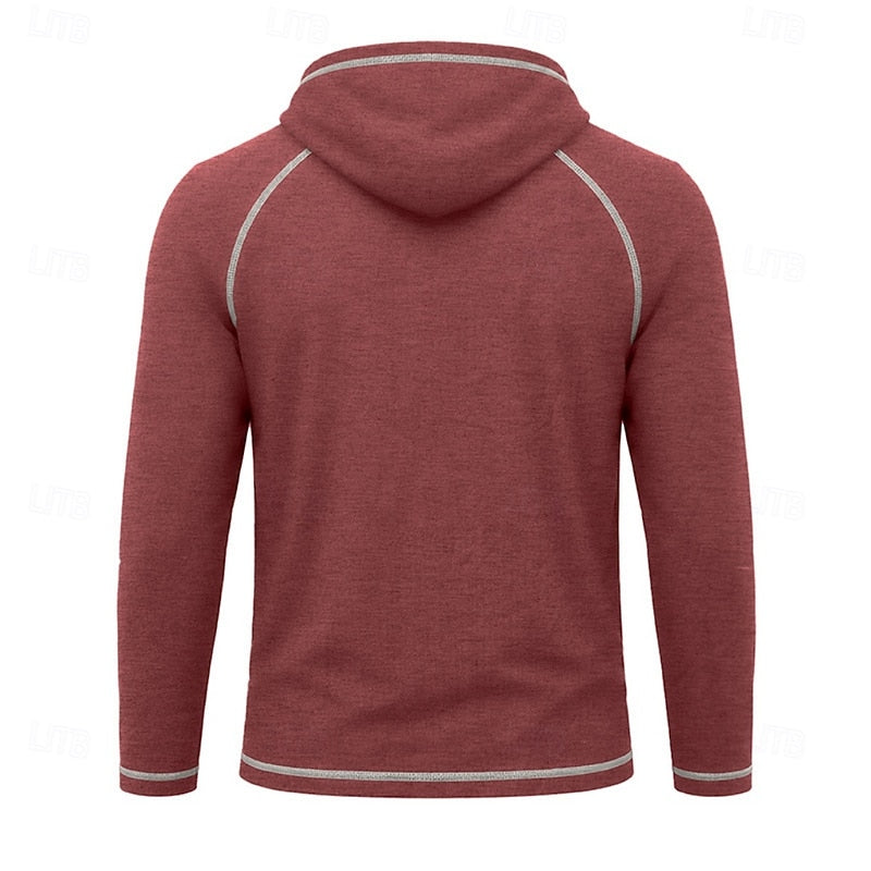 Men's classic drawstring hoodie, view 9