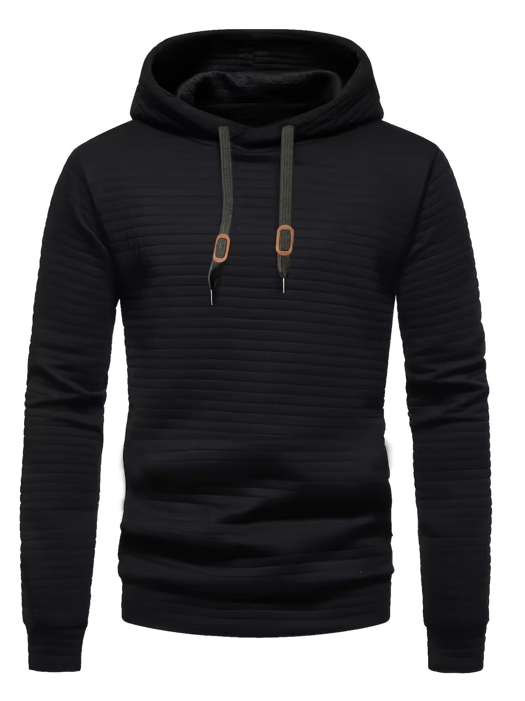 Men's subtle texture hooded sweatshirt, view 9