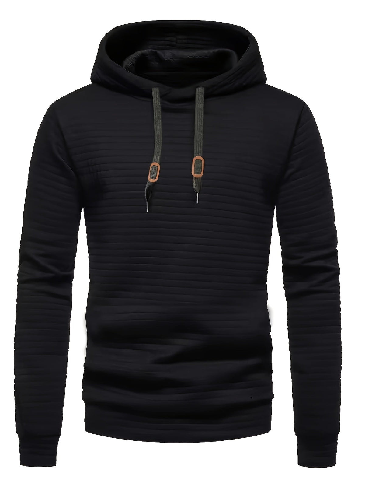 Men's subtle texture hooded sweatshirt, view 9