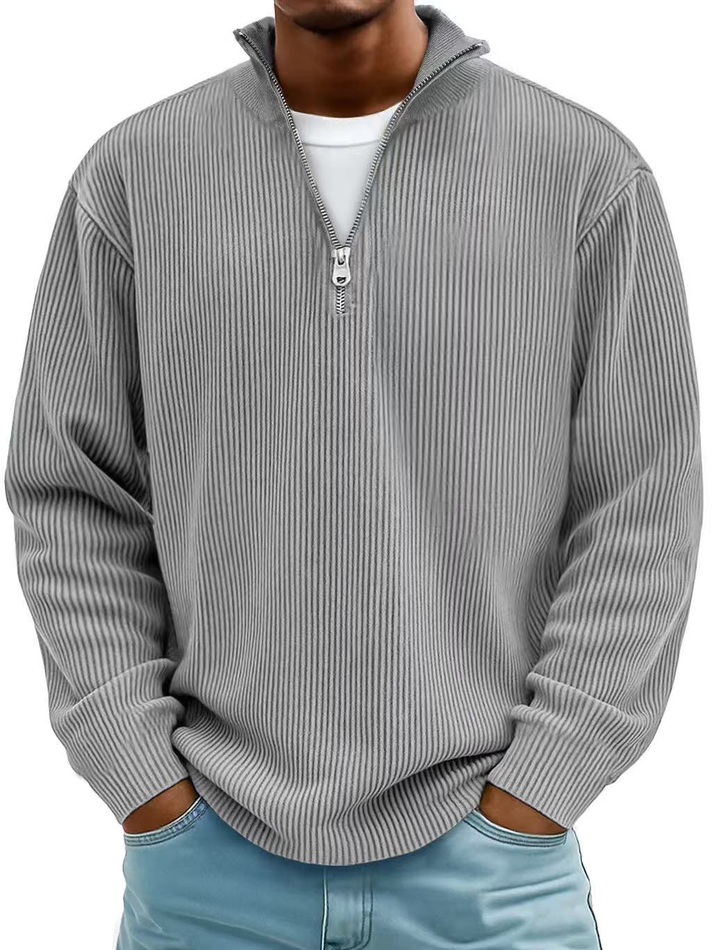 Men's classic knit crew pullover, view 10