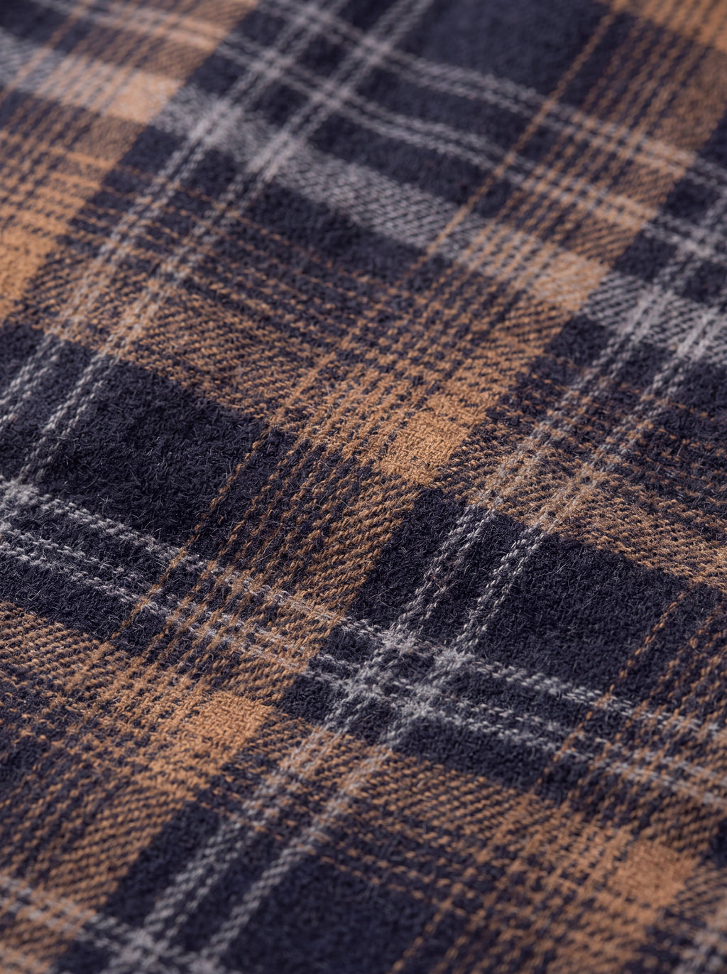 Men's brushed plaid flannel button up shirt, view 8