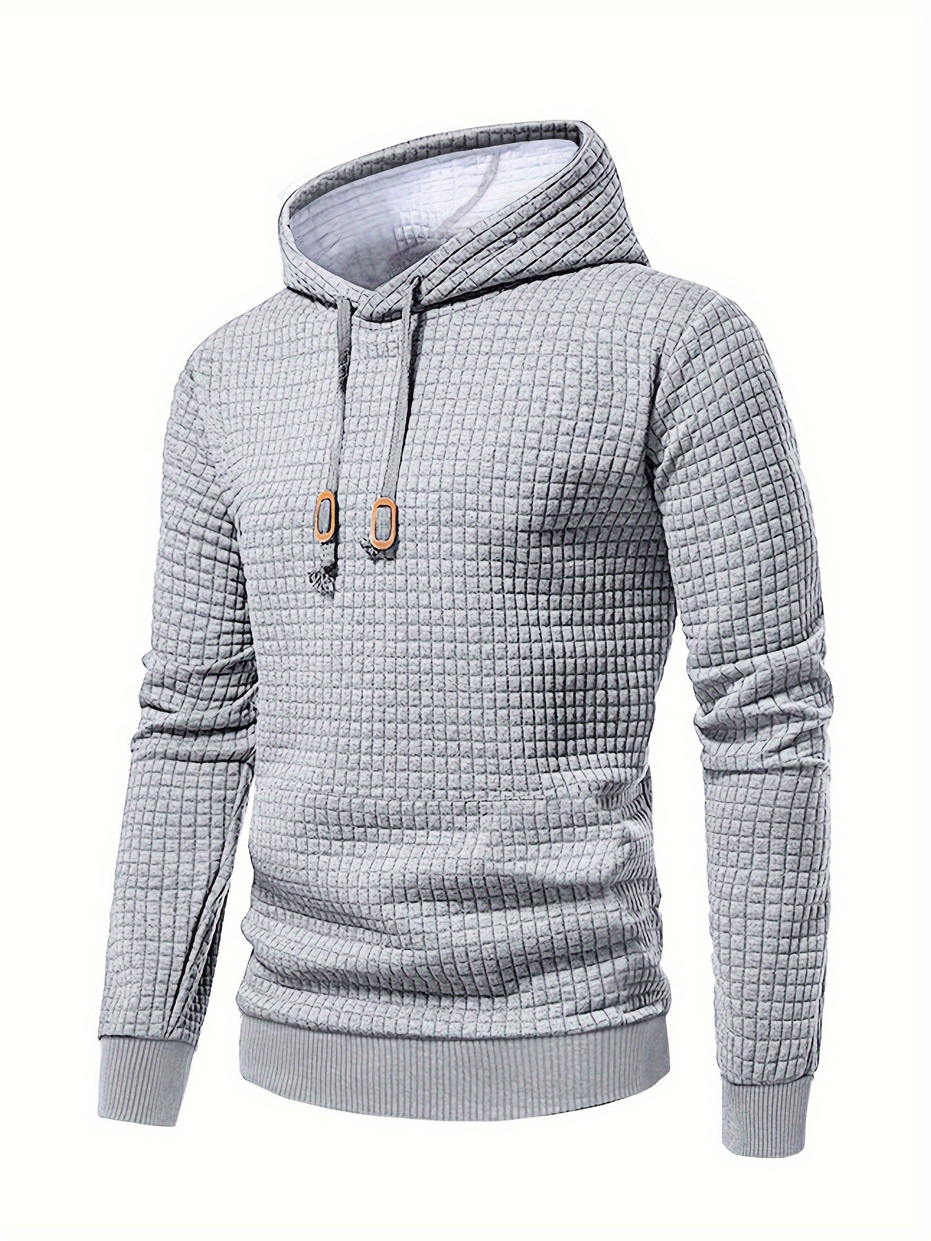 Trevor | Waffle Textured Hooded Pullover