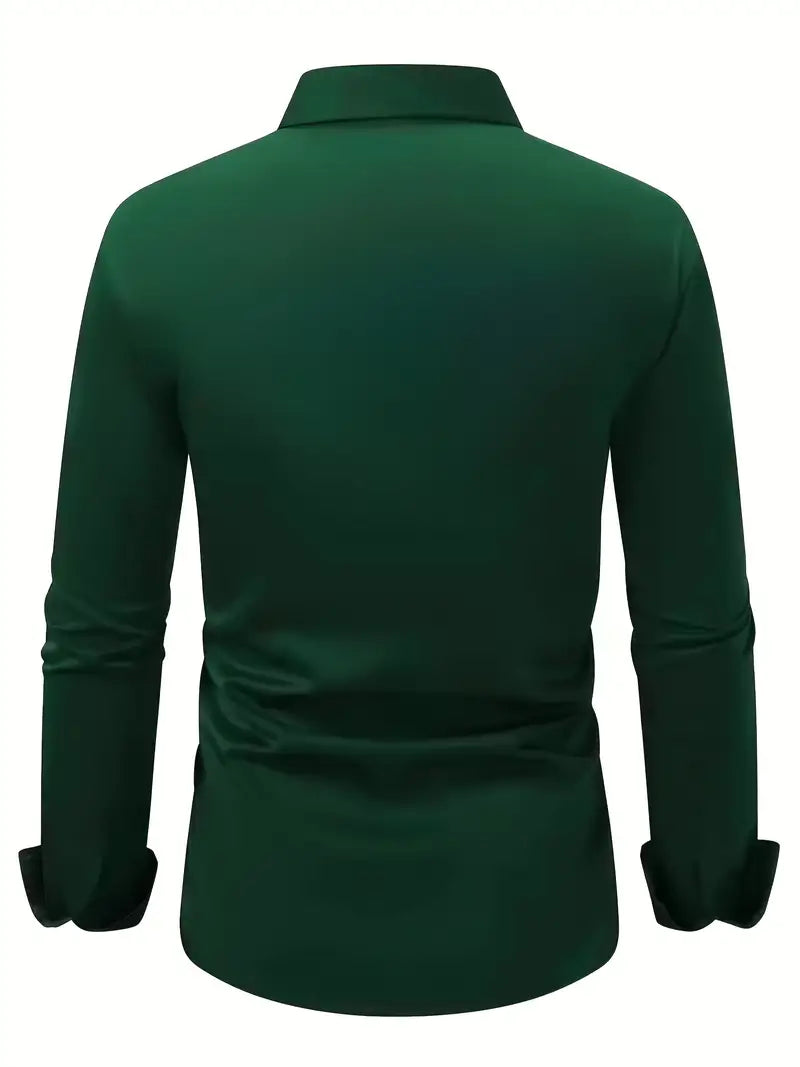 Men's breathable tailored long sleeve shirt, view 18