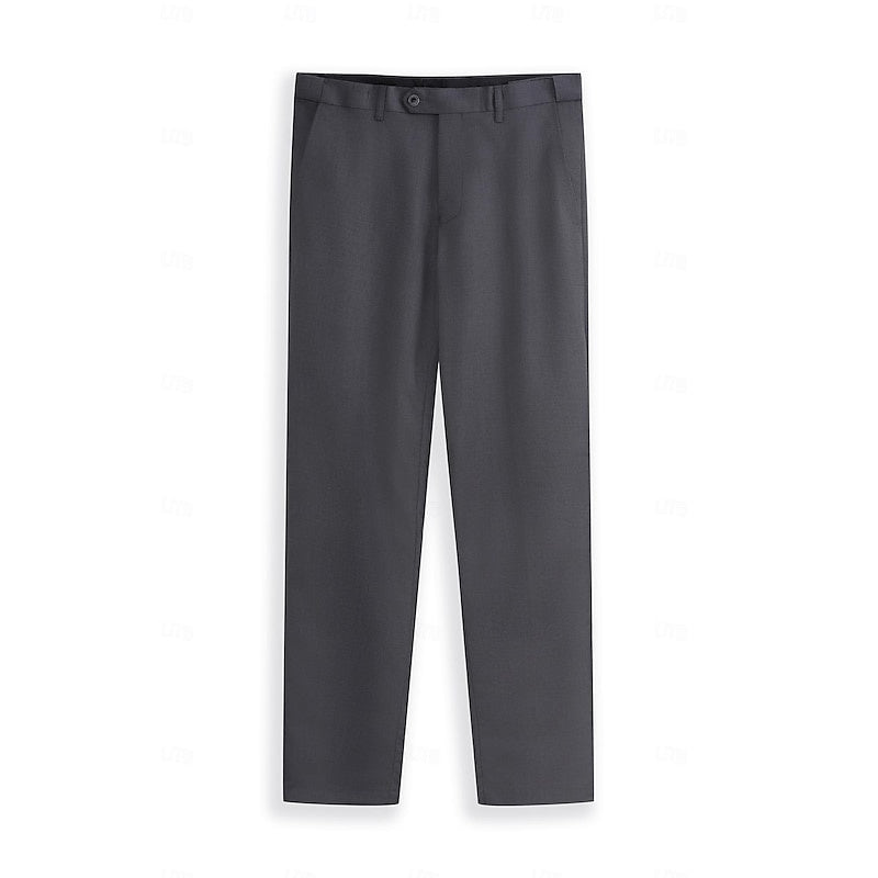 Mens suit with black shawl lapel, single-button jacket and tapered trousers - view 17
