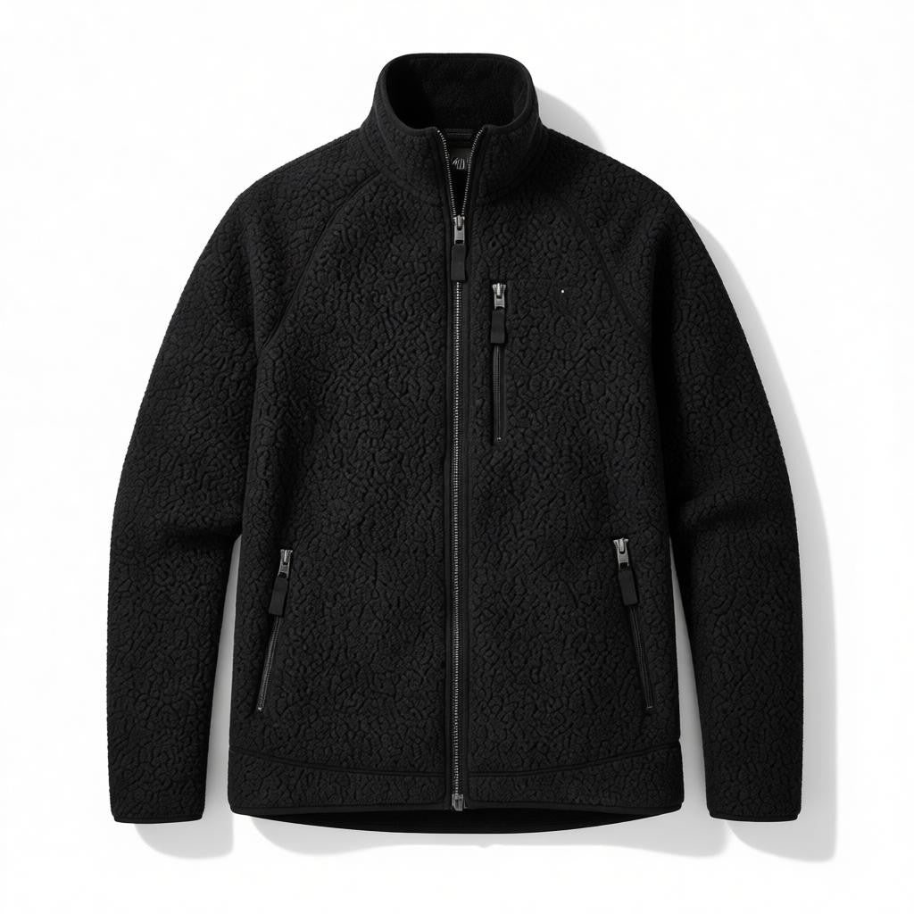 Men's sherpa fleece zip jacket, view 6