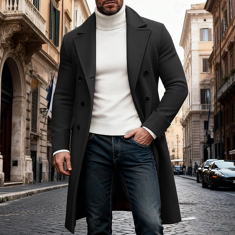 Brody | Refined Long Line Overcoat