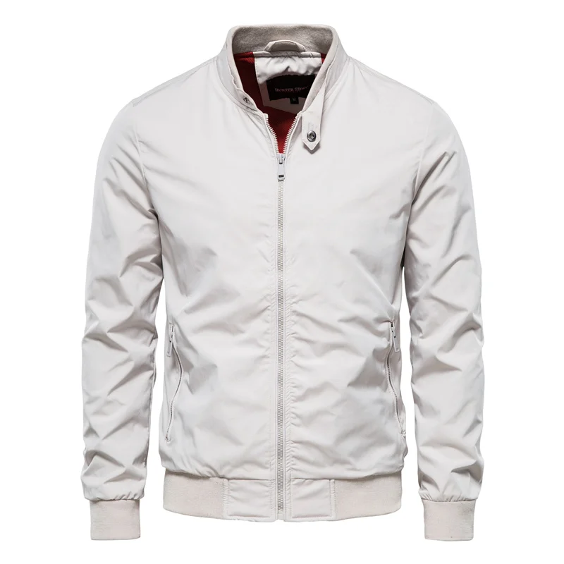 Men's lightweight zip up transitional jacket, view 8