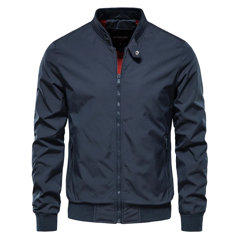 Men's lightweight zip up transitional jacket, view 7