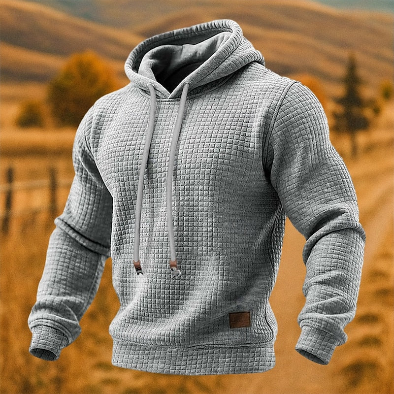 Finnian | Textured Pullover Hoodie