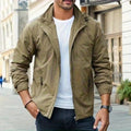 Men's detachable hood outdoor jacket, view 6