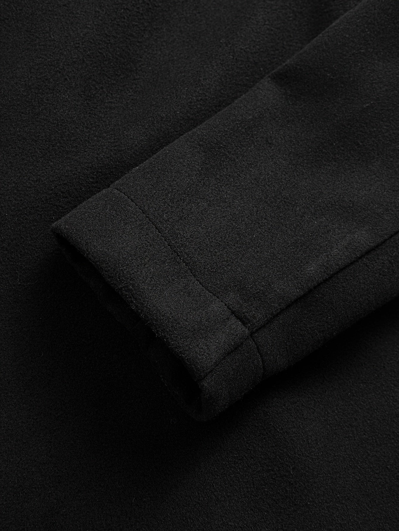 Men's double breasted winter trench coat, view 6