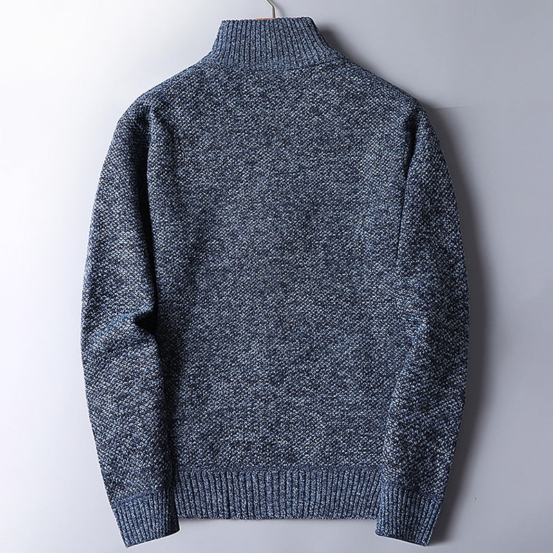 Emerson | Quarter Zip Stand Collar Jumper
