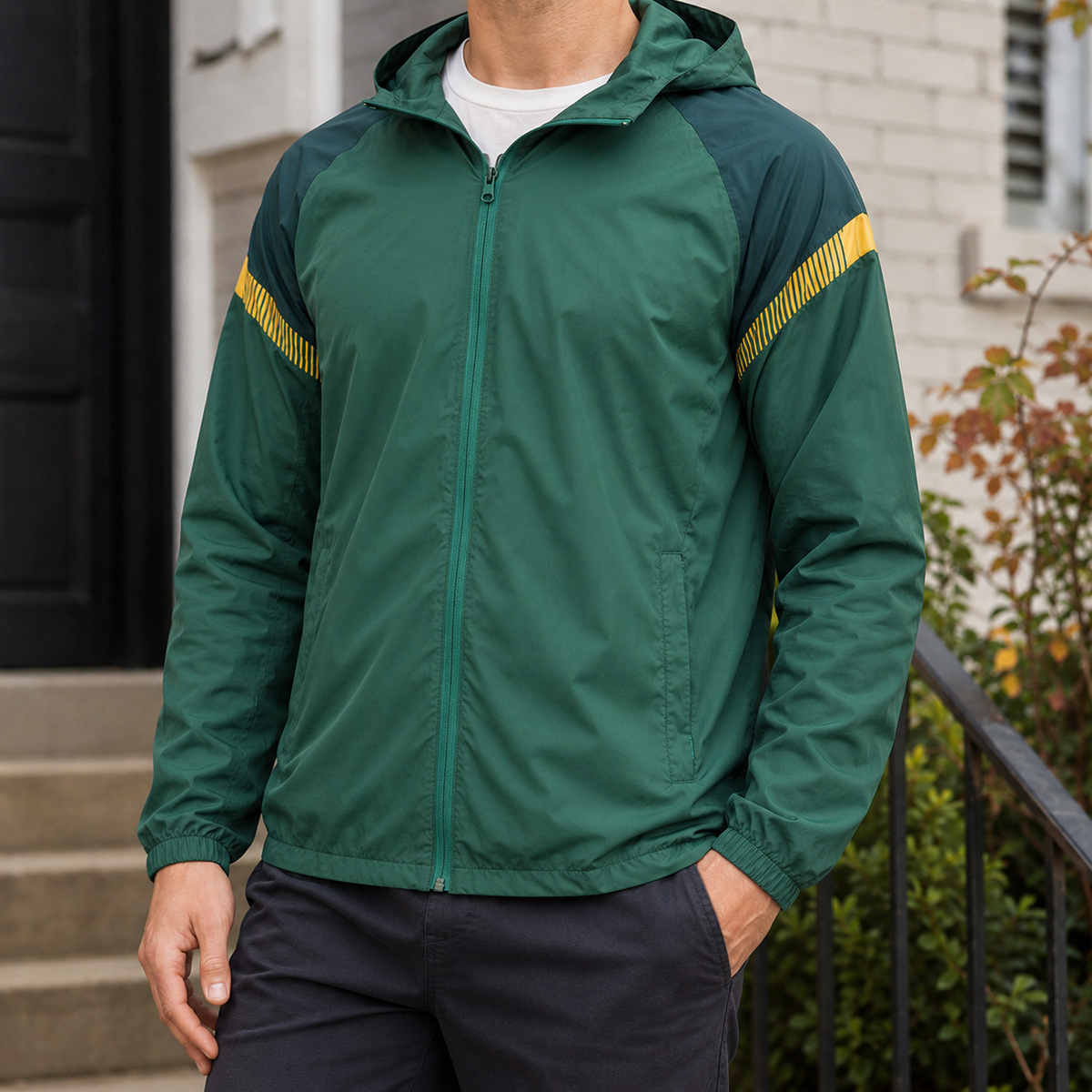 Dashiell | Lightweight Hooded Zip Jacket