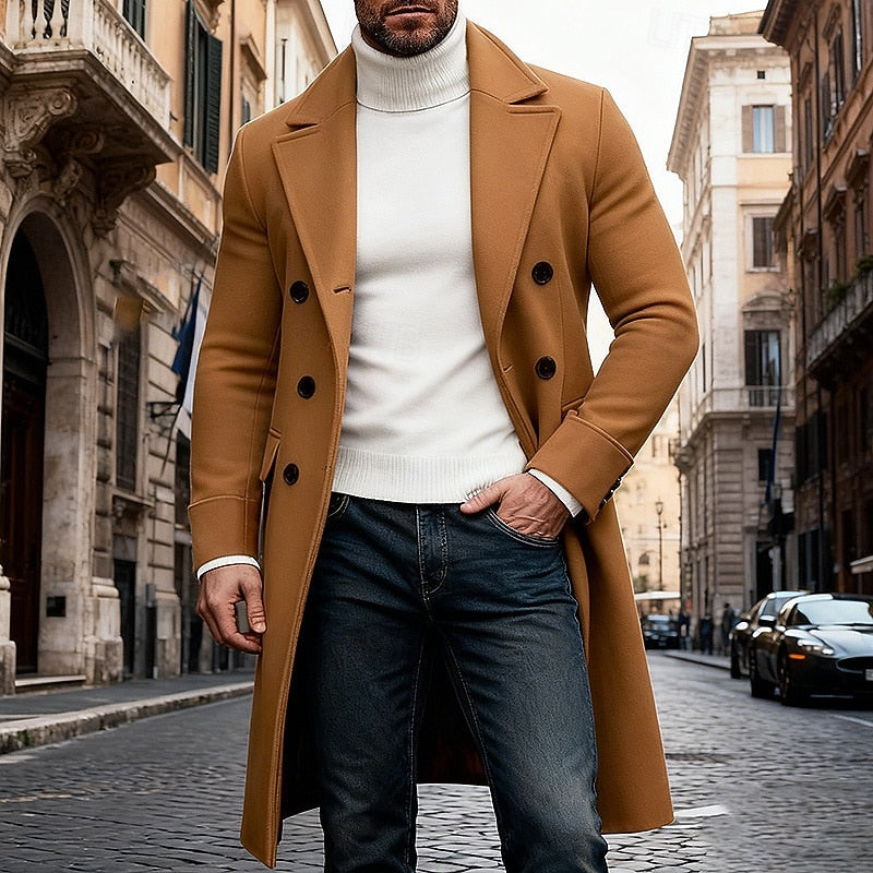 Brody | Refined Long Line Overcoat
