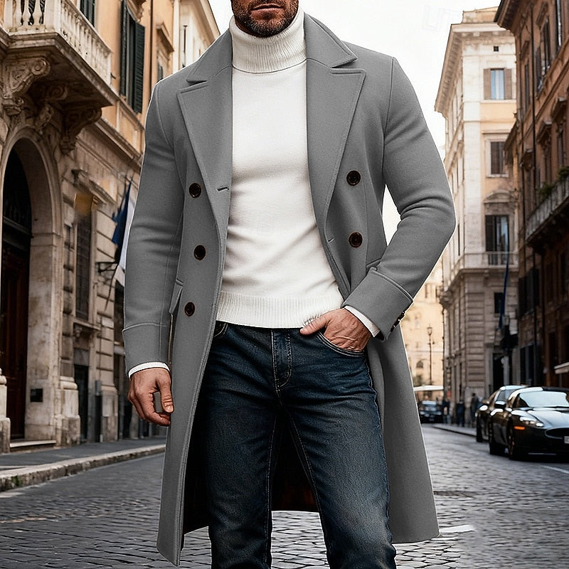 Brody | Refined Long Line Overcoat