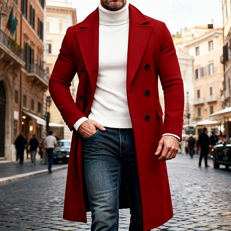 Brody | Refined Long Line Overcoat