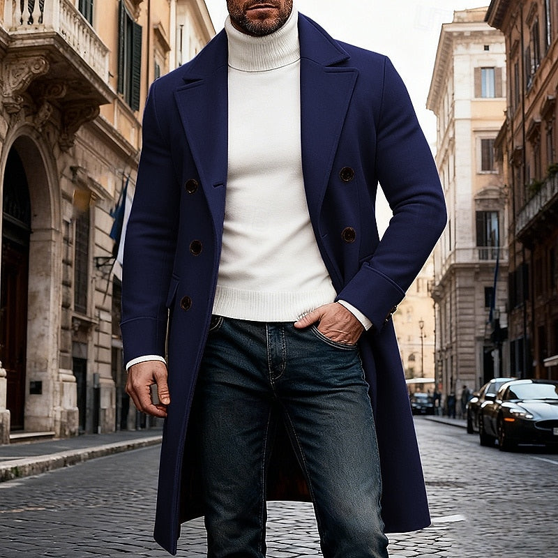 Brody | Refined Long Line Overcoat