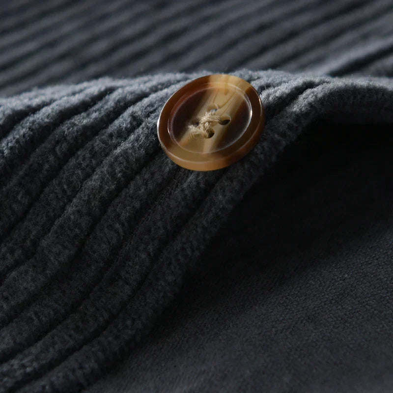 Brogan | Retro Corduroy Long Sleeve Shirt